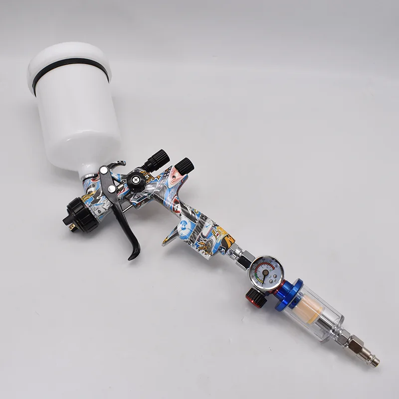 New High-Quality Water Transfer Printing 1000B Spray Gun Gravity Spray Paint Machine 1.3Mm Nozzle 600Ml Cup