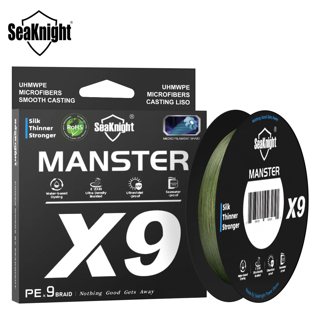 SeaKnight Marke X9 Serie 150 m geflochtene Angelschnur, 9 Webt PE, glatte Multifilament-Angelschnur, Anti-UV-Beschichtung, Meeresangeln 4