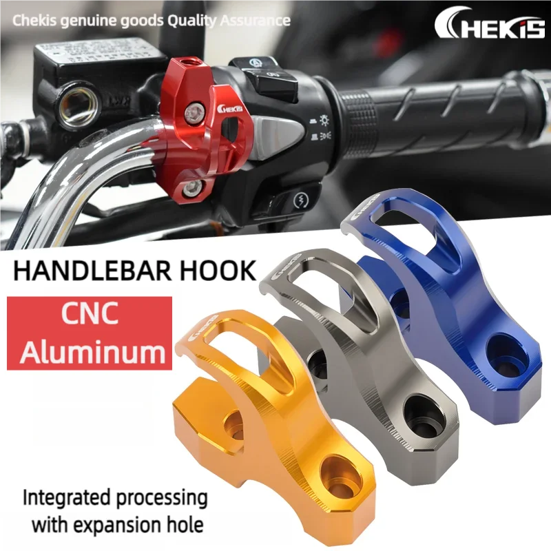 Chekis Genuine Motorcycle Accessories Are Suitable for Sym Cruisym150X Jet X125 Gpx150 Tl500 Modified Brake Pump Hook Helmet Storage Hook Aluminum Alloy Handlebar Faucet Hook