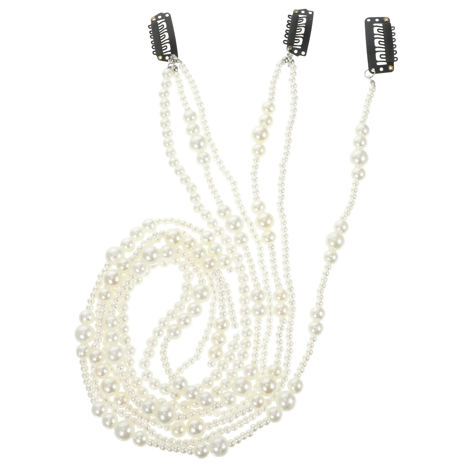 

3 шт., цепочки для волос для женщин, жемчужный дизайн, заколки для наращивания волос, легкие ювелирные изделия для плетения кос на день рождения, свадьбу, заколка в косичках