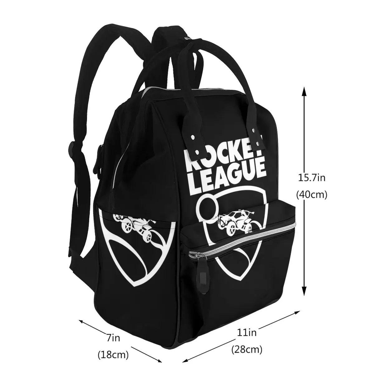 Rocket League Student Backpack School Bag Hiking Travel Daypack for Men Women Bookbag Shoulder Bags