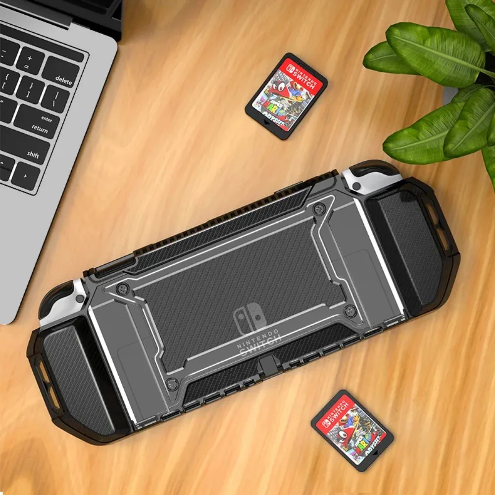 Protective Cover Case for Nintendo Switch OLED Non-Slip Anti-Fall Scratch TPU Protective Shell Compatible with Switch OLED