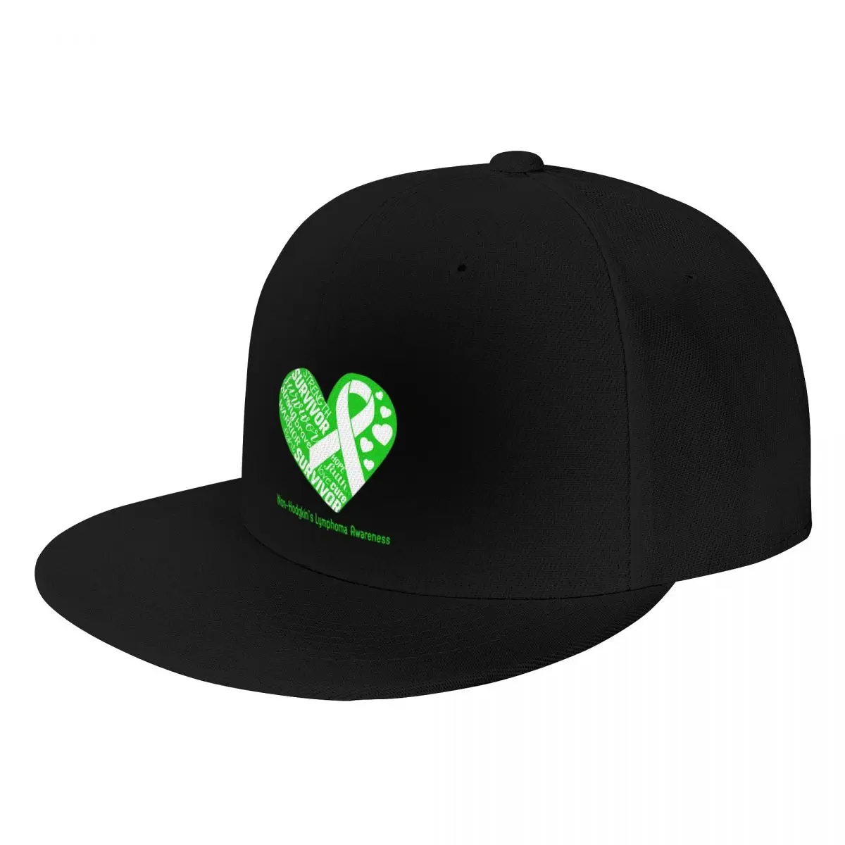 Non-Hodgkin's Lymphoma Heart Support Non-Hodgkin's Lymphoma Warrior Fighting Baseball Cap Hat Beach Women's 2024 Men's