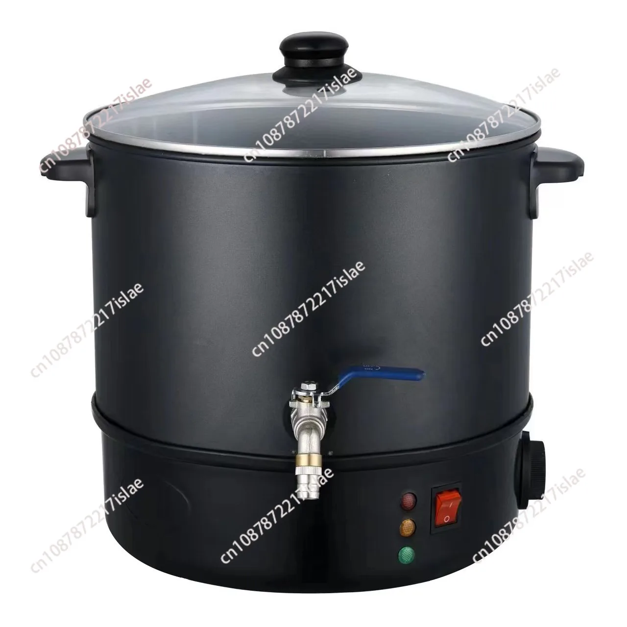 

6L Non-Stick black candle wax melter making equipment