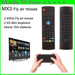 MX3 Air Mouse USB Wireless Keyboard Smart Replacement Remote Control 2.4G RF Controller With Voice Mic For Android TV Box