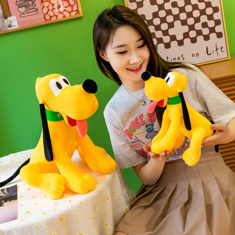 Disney Plush Doll Bruto Plush Stuffed Yellow Dog Toy Wonderful House Cute Goofy Dog Plush Animal Birthday Gift Kawaii Decoration