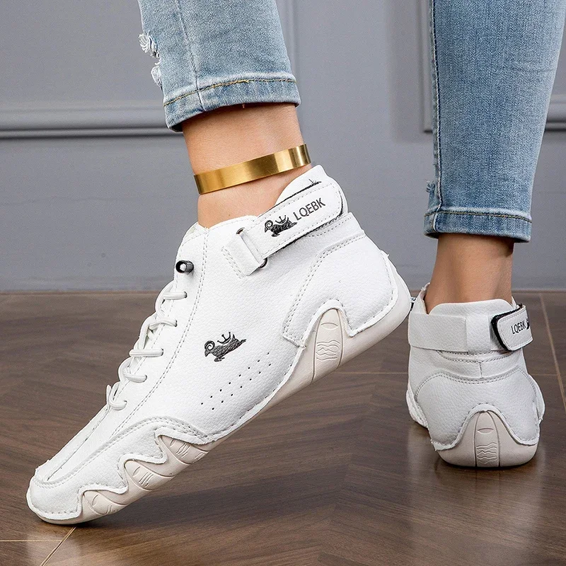 Casual Women's Boots New Comfortable Luxurious Brand Soft Fashionable Trendy Shoes Outdoor Activity Training Walking Loafers image 2