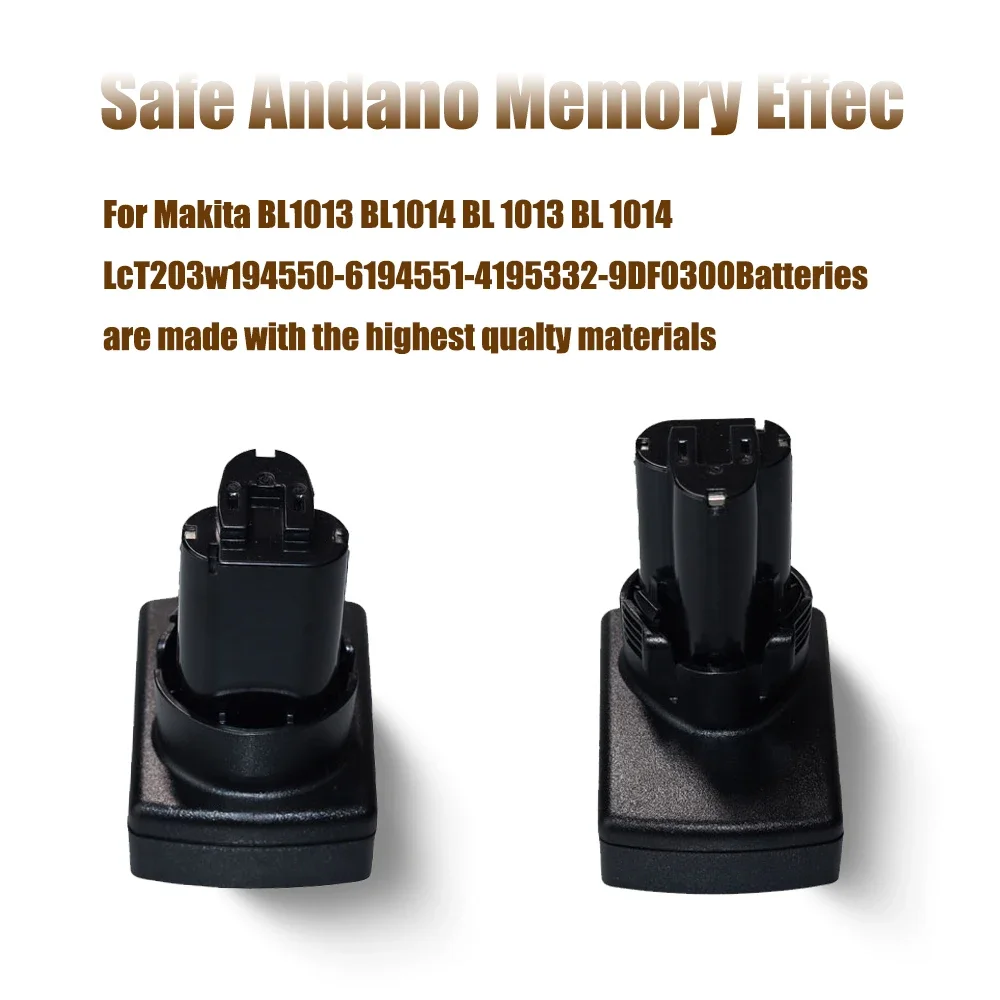 BL1013 for makita 10.8V  BL1014 6000mAh 12V Max Lithium Battery TD090DW 194551-4 TD090D LCT203W LCT204 194550-6 DF030D