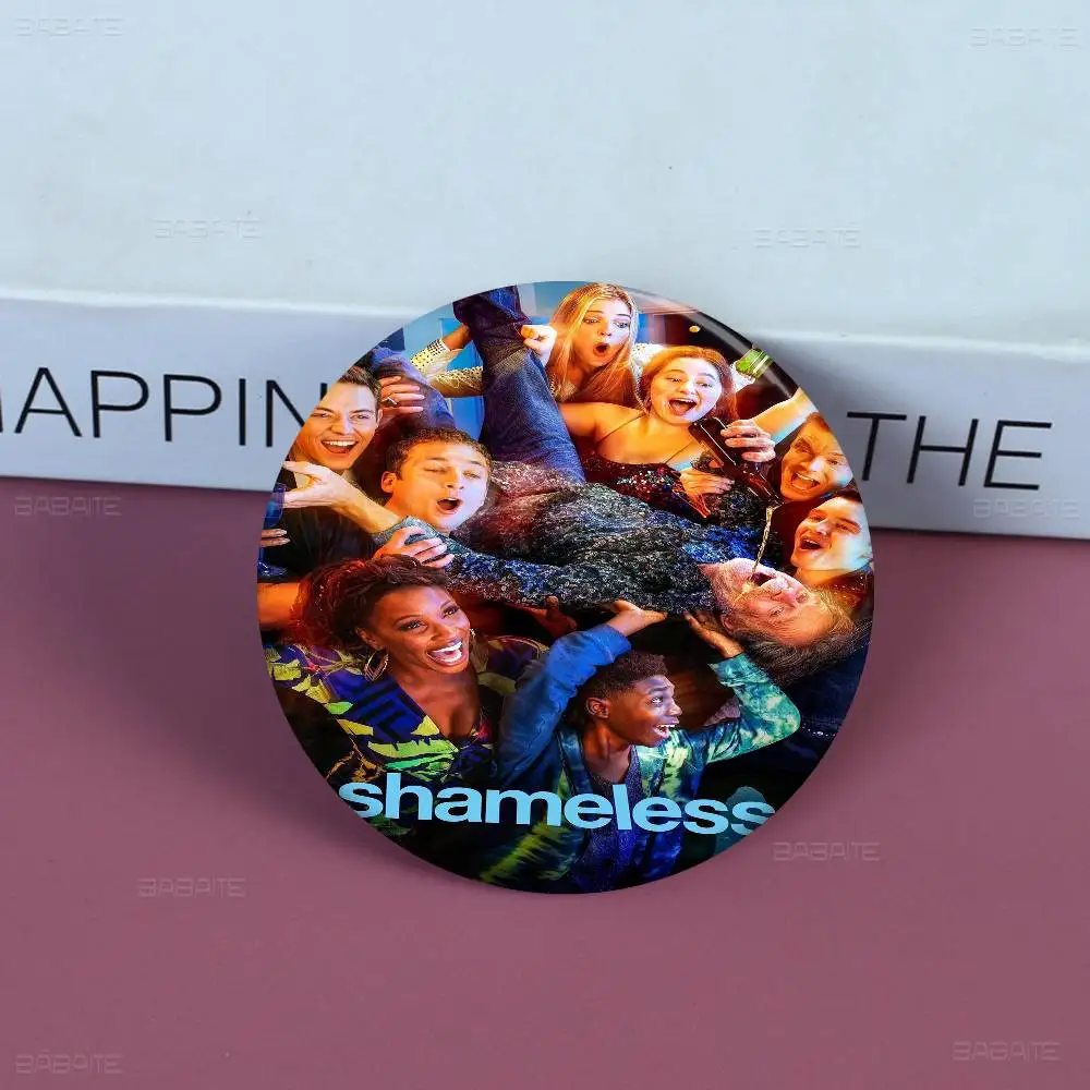 Tv Series Shameless Movie Classic Soft Button Pin Bright Printed Icon Gift For Friends Badge Collar Brooch Lapel Pin Metal #4