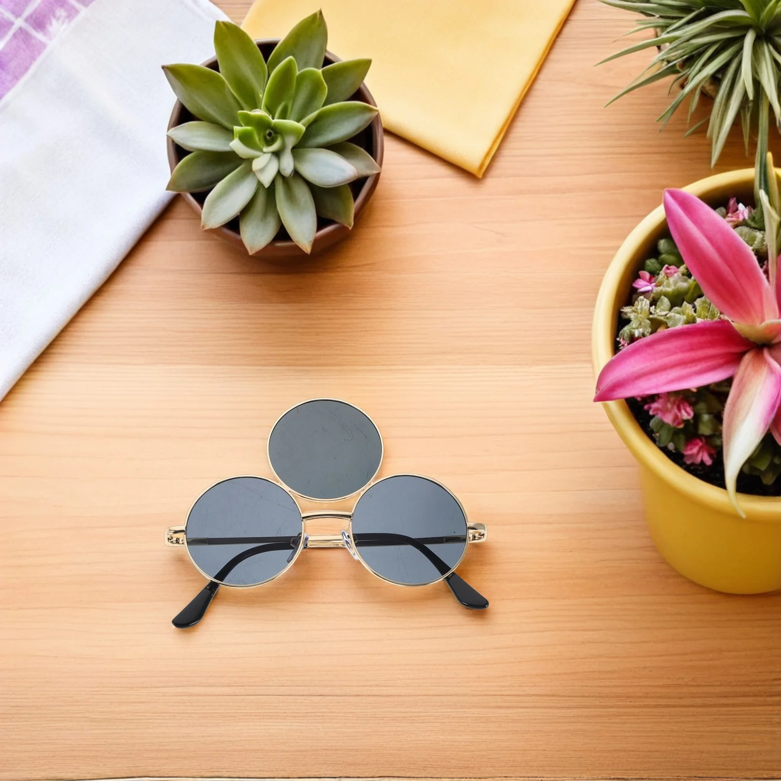 

Funny Sunglasses Cosplay Circle Punk Weird for Adults Funky Novelty Fashion