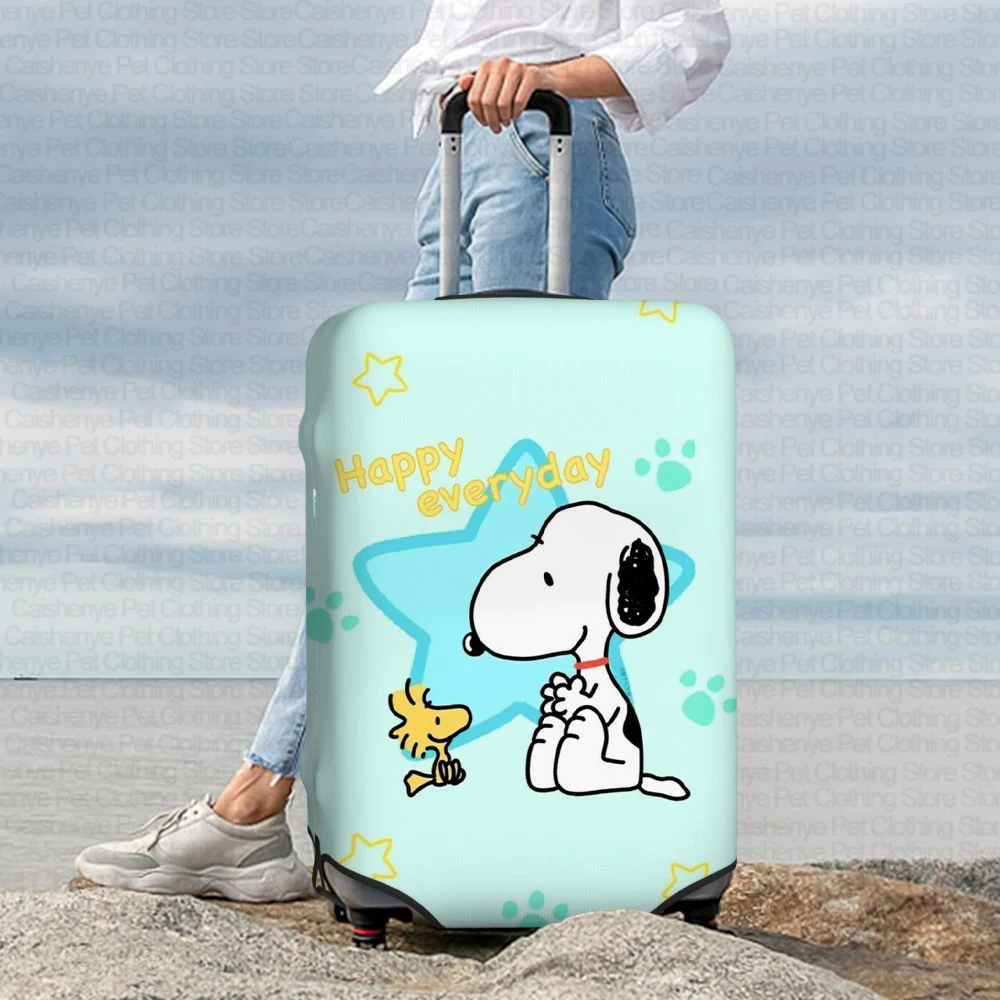 New Snoopy print luggage cover travel suitcase cover dust cover suitable for 18-32 inch travel practical protective products