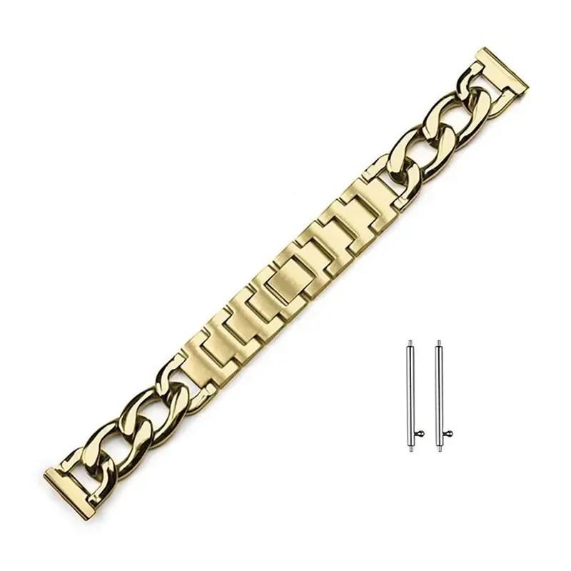 20 mm 22 mm Metallkettenarmband für Samsung Galaxy Watch 7 6 5 4 3 40 44 mm Classic 42/46 mm 43/47 mm für Huawei GT3 GT4 Amazfit GTS – Detail 9