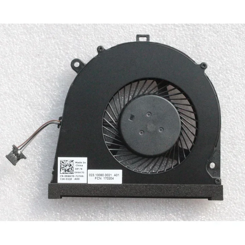 New Original Laptop CPU Cooling Fan For DELL Latitude 3480 3580 P79G 0X6K70 FJ8K DC5V 0.5A 023.10080.0021 FCN DFS541105FC0T EP