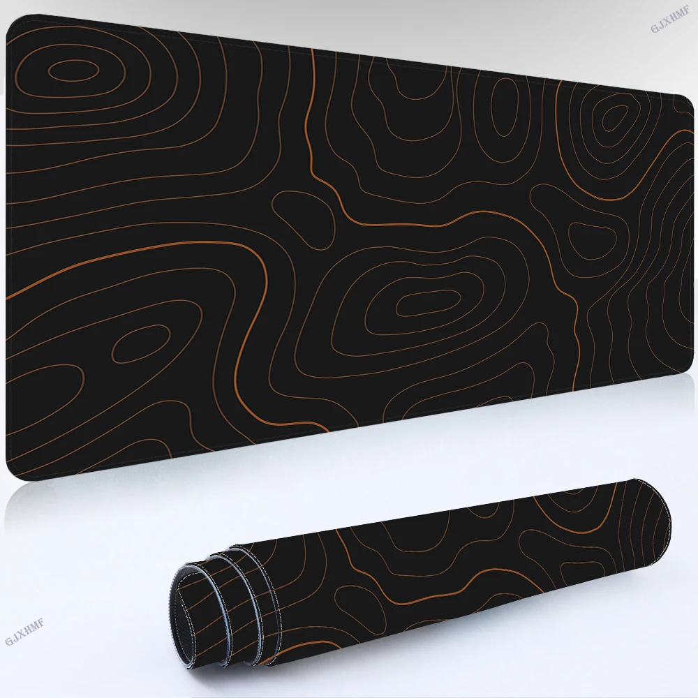 Texture Mat Mouse Pad Large Xxl Black and White Mousepad Gaming Accessories Kawaii Mouse Pad Desk Mat Mouse Mats Office Carpet