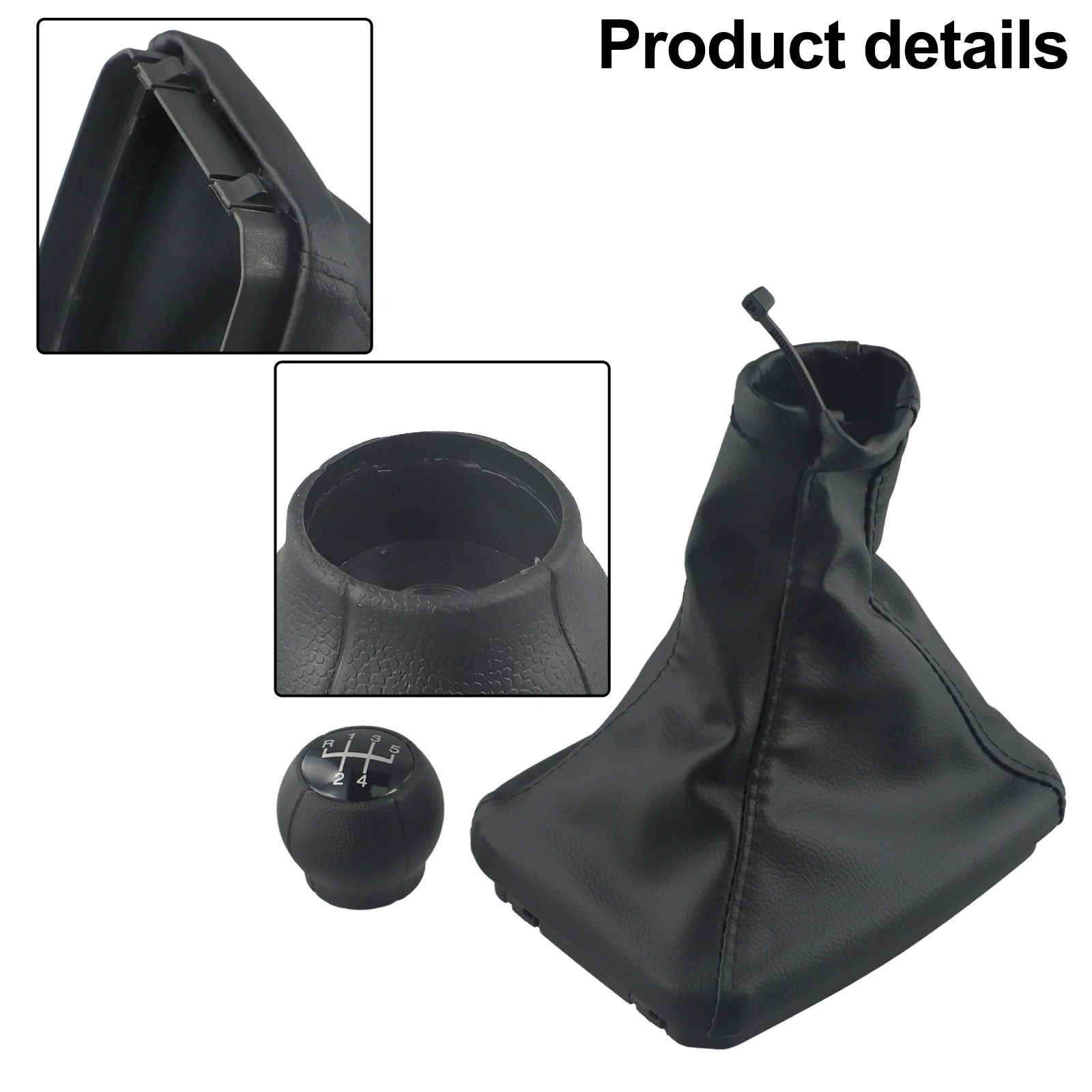 5 Speed Gear Shifter Knob and Gear Lever Boot for Opel For Meriva A Model Years 2003 2005 2007 2010 Manual Transmission Vehicle
