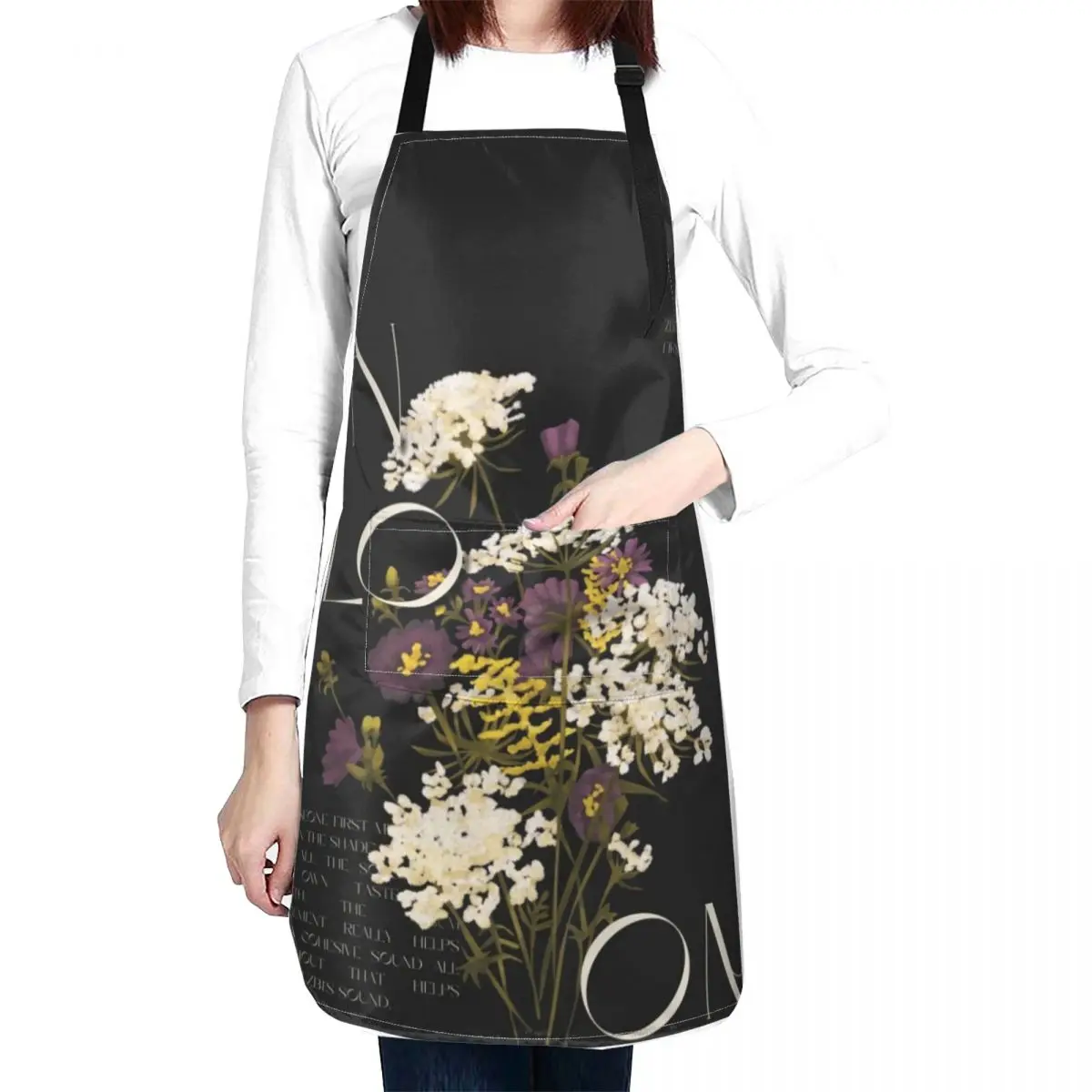 Zerobaseone In Bloom Apron Kitchen Things For Home Womens Dresses Women's Kitchen kitchen girl Apron