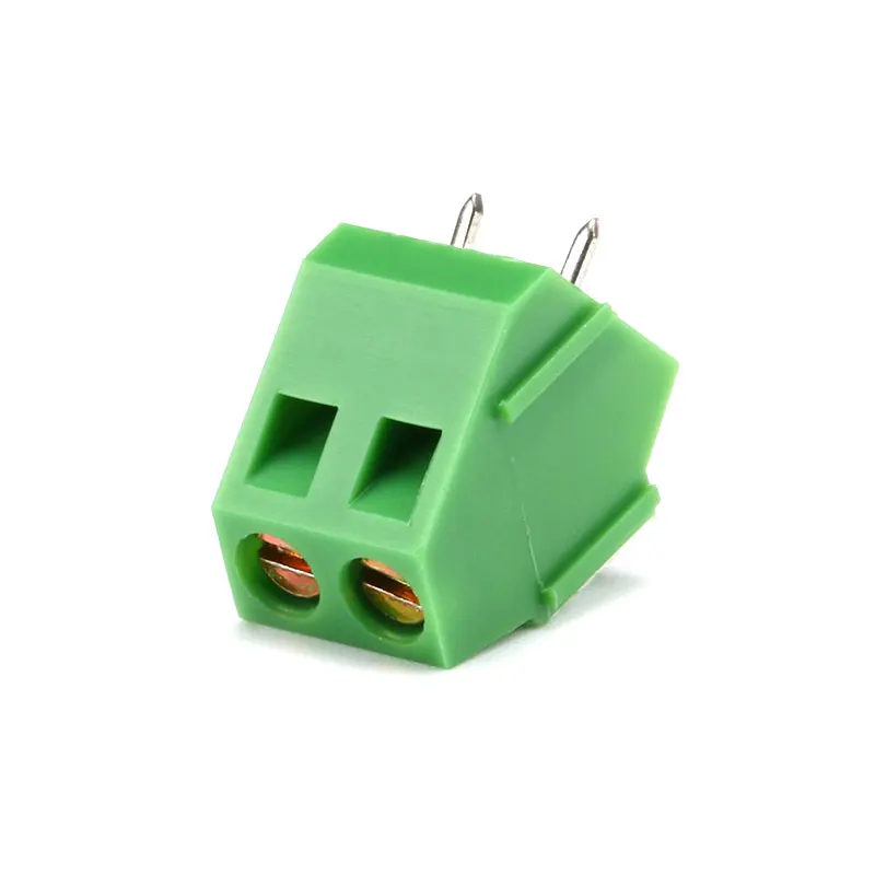 10Pcs KF103 2Pin 3Pin Screw Terminal Block Wire Straight Pin PCB Terminal 5MM Type Spliceable Cable Connector Green