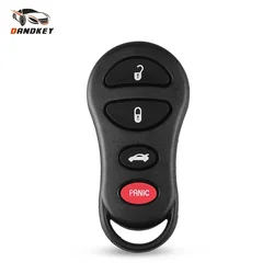 Dandkey 3+1 4 Button Remote Keyless Entry Key Shell Fob Case For Jeep Liberty For Dodge Stratus Viper Chrysler Sebring Concorde