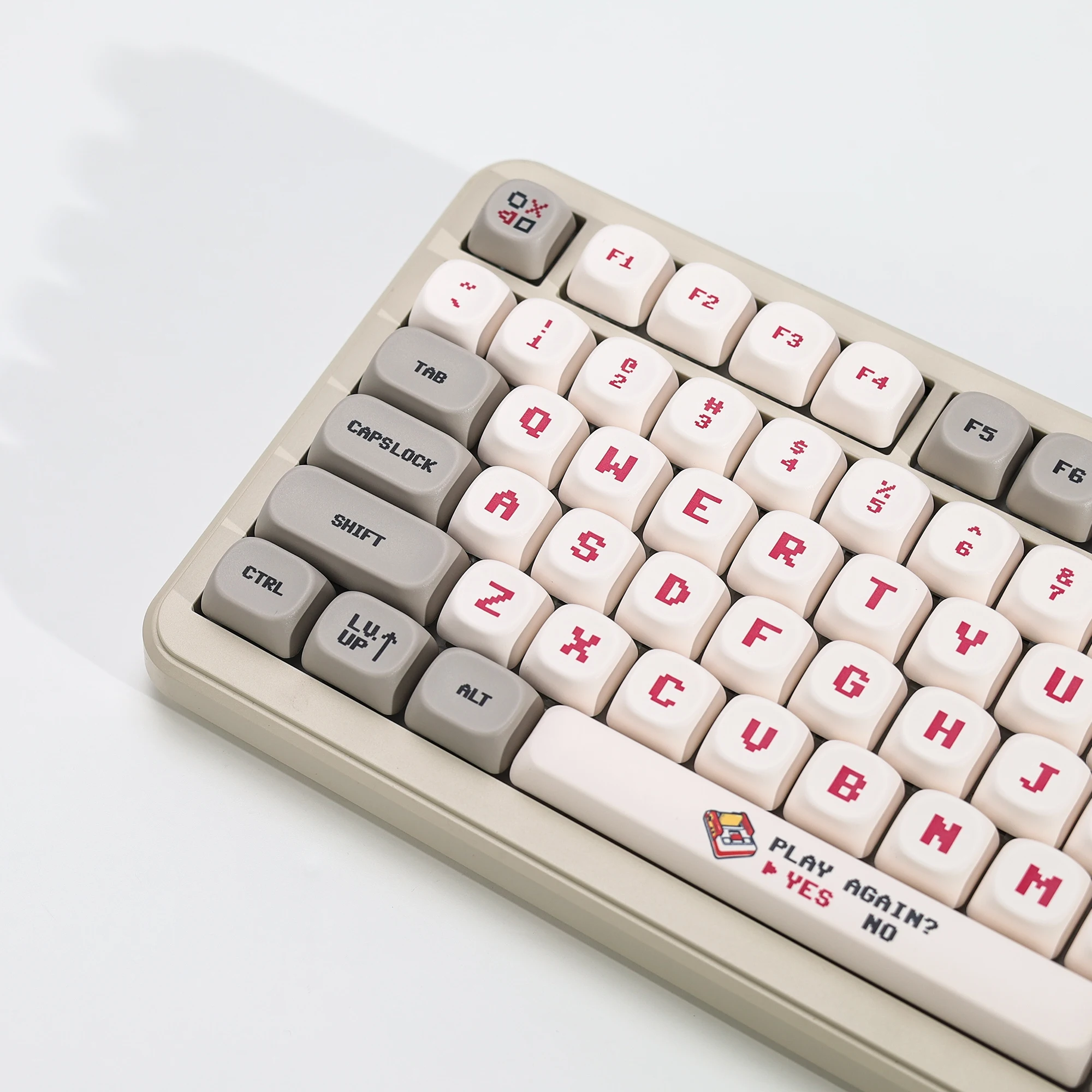KBDiy Retro Anime Tastenkappen KOA MOA Profil PBT Tastenkappen ISO MAC Custom 142 Tasten für 60% 75% Gaming Mechanische Tastatur KIT Tastenkappen – Detail 8