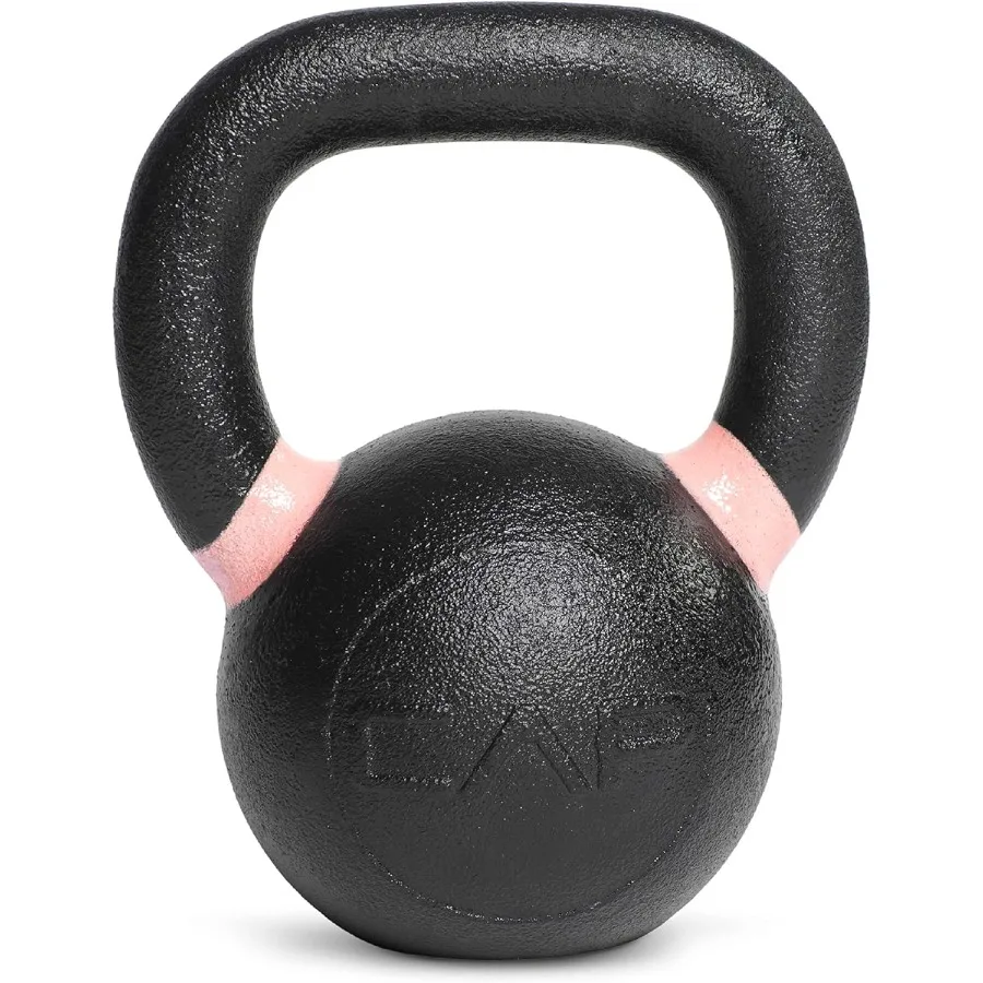 مسابقة Kettlebell من الحديد الزهر لتدريبات القوة وتدريبات اللياقة البدنية، هيكل متين من الحديد الصلب بسلاسة