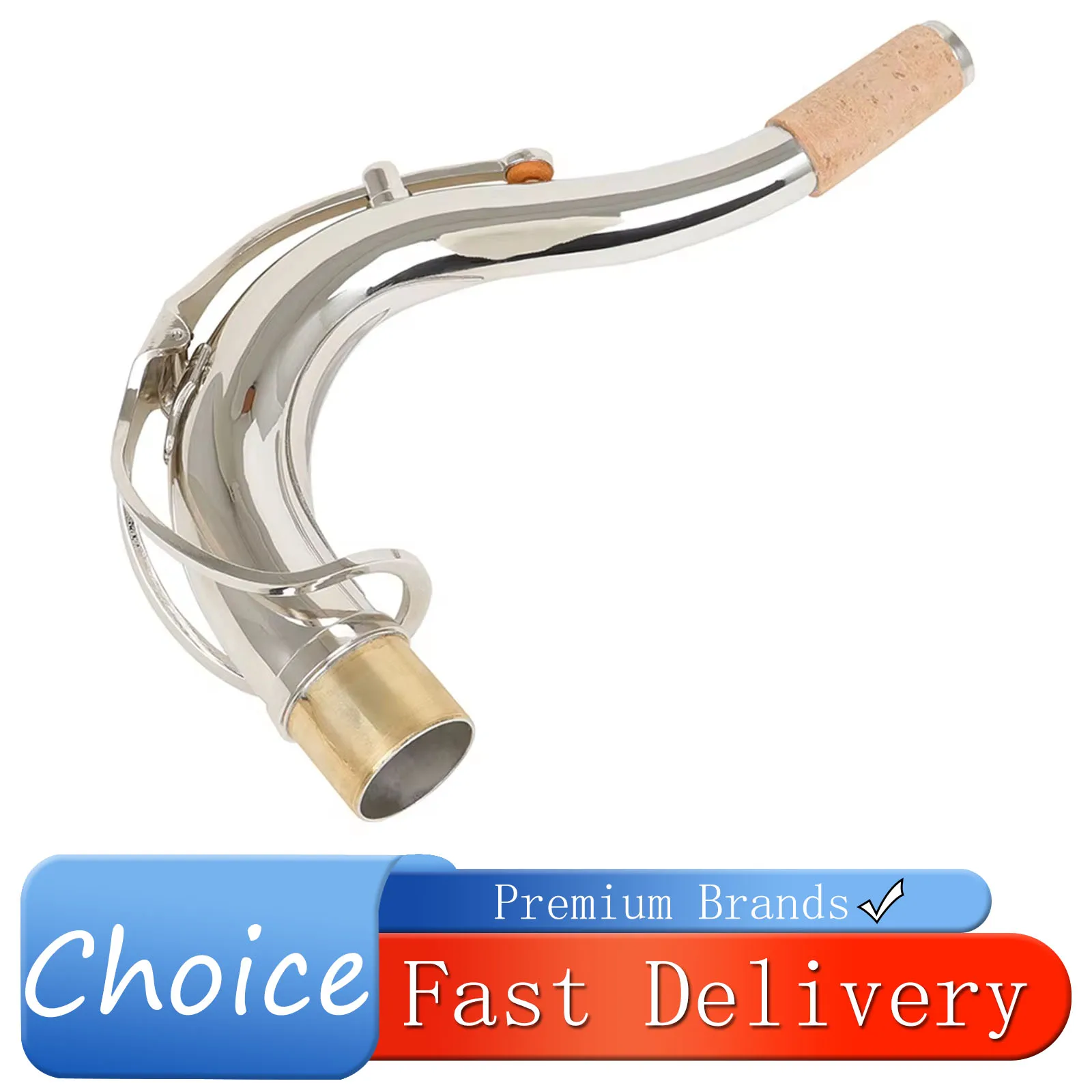 

Tenor Saxophone Bent Neck Brass Material Sax Replacement Parts Nozzle 27.5mm Woodwind Instrument Accessories