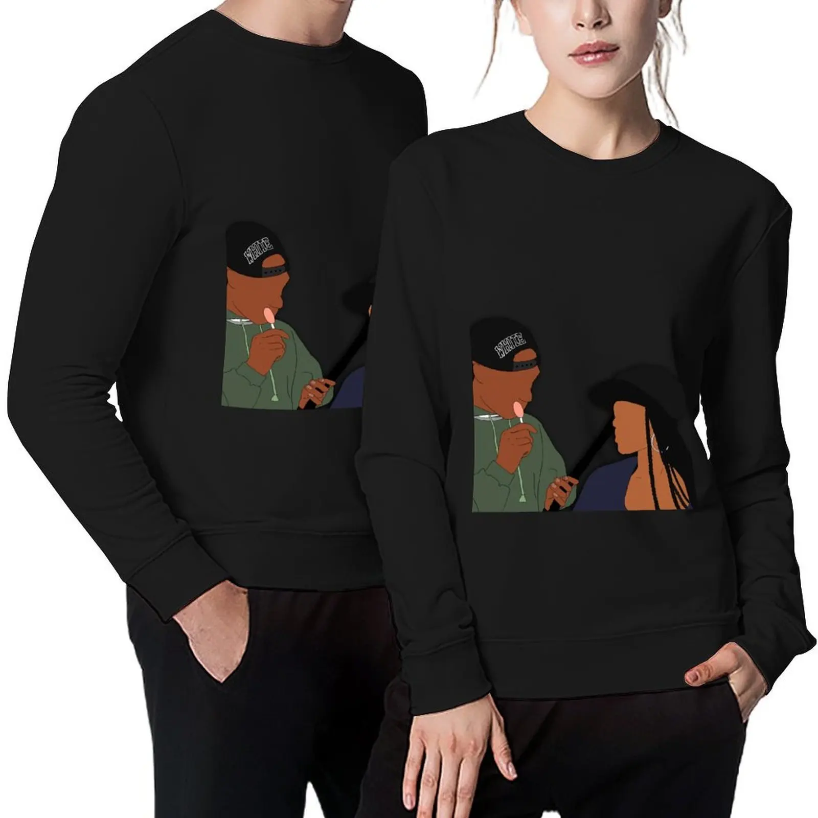

Poetic Justice Fan Art Sticker Pullover men clothing tracksuits autumn new products fashion men sweatshirts men