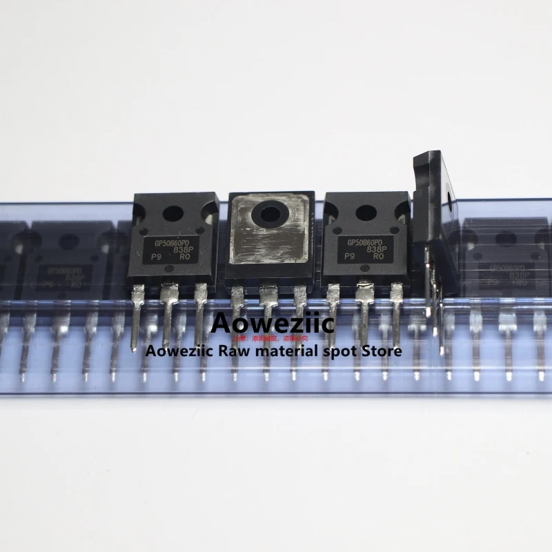 Aoweziic-Transistor à effet de champ IGBT, original, importé, IRGP50B60PDPBF, IRGP50B60PD, GP50B60PD, TO-247, 75A, V femelle, 100% neuf, 2018