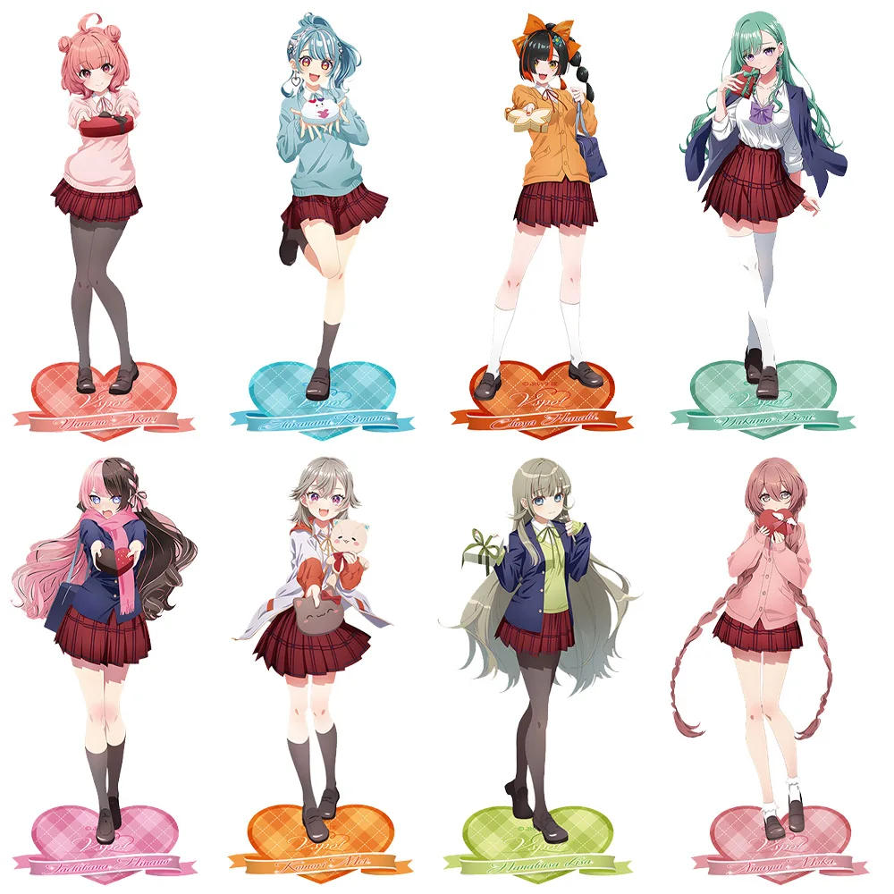 VTuber VSPO 2025 valentine's day limited series TACHIBANA HINANO KOMORI MET KURUMI NOAH ICHINOSE URUHA Anime Acrylic stand