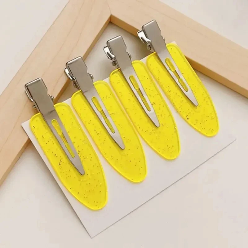 4-12pcs No Crease Basic Hair Clips For Women Girls Hair Styling Makeup No Bend Hairpins Barrettes Fashion Hair Accessories