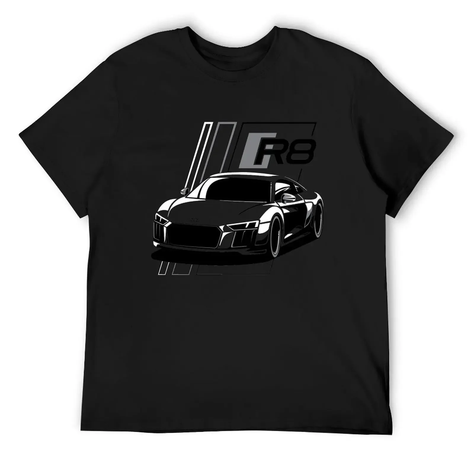 

R8 Yellow Super Sport V10 Car T-Shirt plus sizes basketball graphic tees shirts graphic tee mens graphic t-shirts