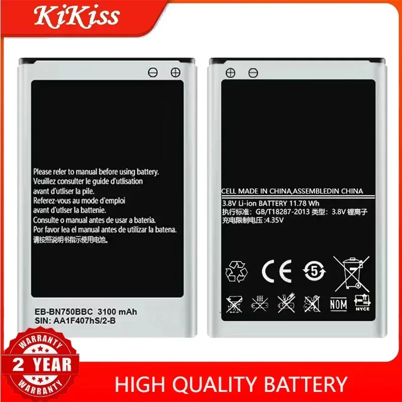 3100mAh Battery EB-BN750BBC EB-BN750BBE For Samsung Galaxy Note III Neo/3 mini N7505 N750 N7502 N7506V N7508V