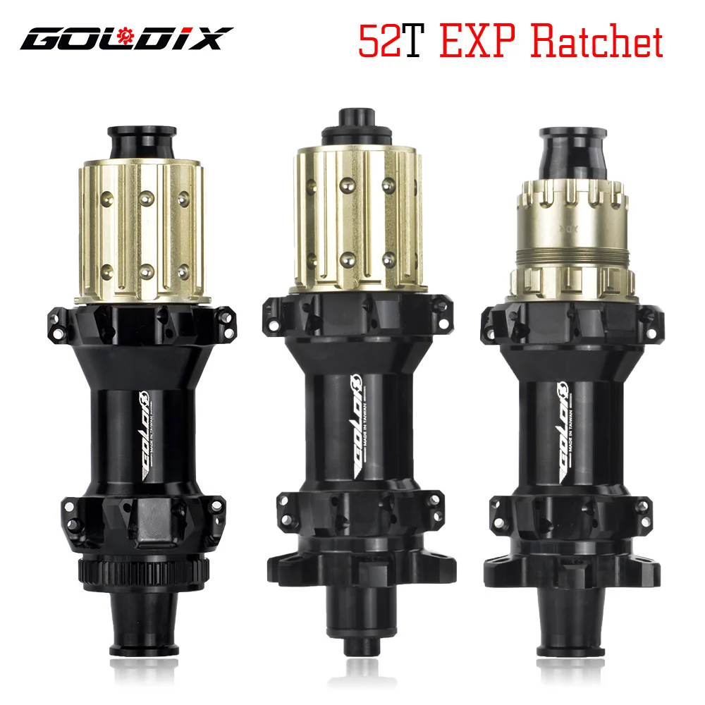 

GOLDIX R310 ROAD MTB Hub 6-Bolt Center Lock Disc Brake 24/28Hole Ratchet 52T Thru Road Gravel Bike Hub for Shimano SRAM