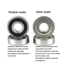 Мини-подшипники deep groove ball bearings вал с подшипниками 6000 6001 6002 6003 6004 6005 6006 6007 6008 ZZ 2RS