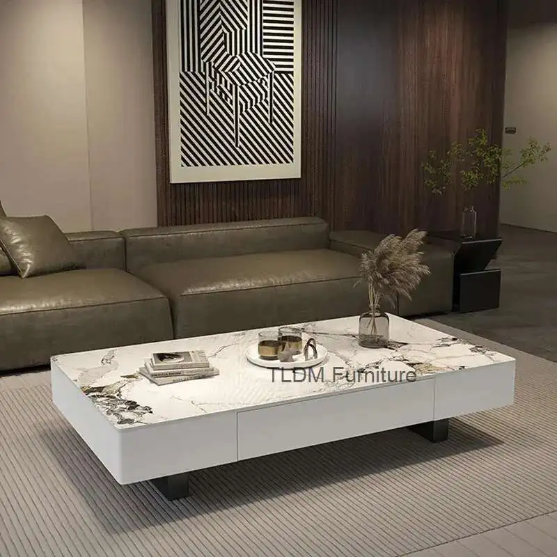 

Design Storage Coffee Table With Drawers Nordic Luxury Coffee Tables Minimalist Mesa De Centro Sala Living Room Furniture