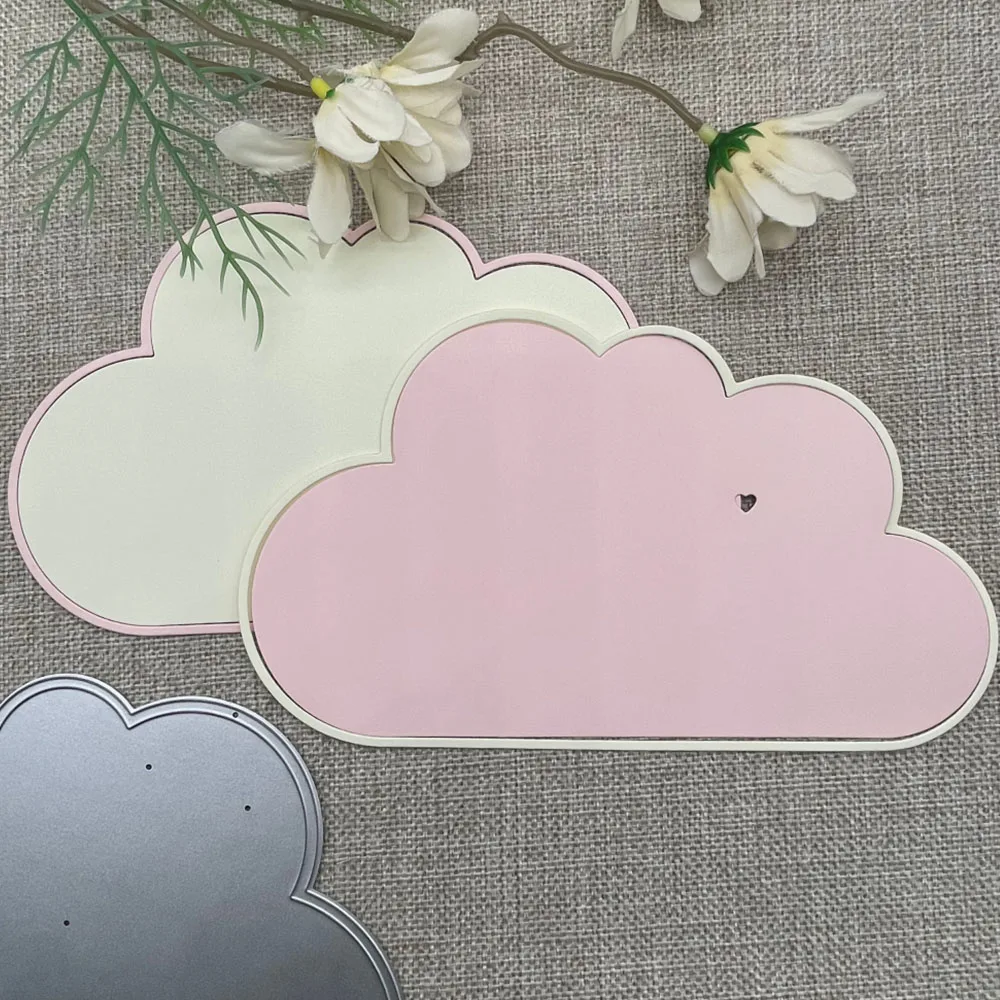 

Металлические вырубные штампы Clouds для скрапбукинга, декоративные трафареты для рукоделия, формы для вырезания