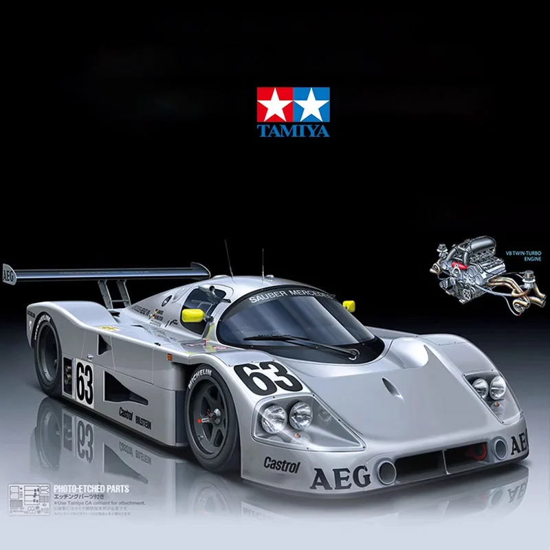 Tamiya 24359 1/24 1989 Sauber C9 24Hours Le Mans'89 Racing Sport Vehicle Car Hobby Toy Plastic Model Building Kit