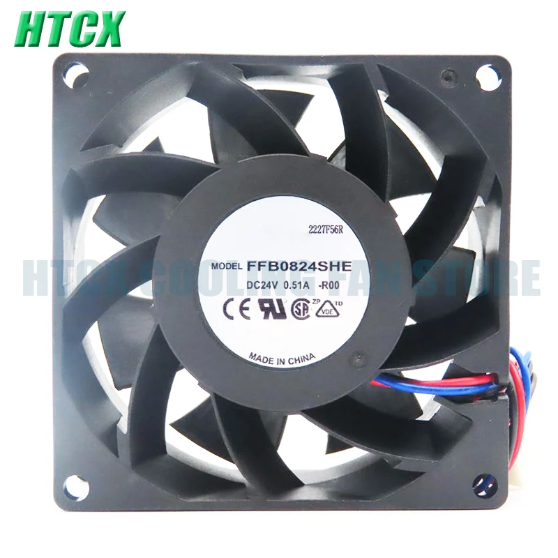 New Elevator accessories 8CM frequency converter fan CV330A Frequency Converter Fan FFB0824SHE DC24V