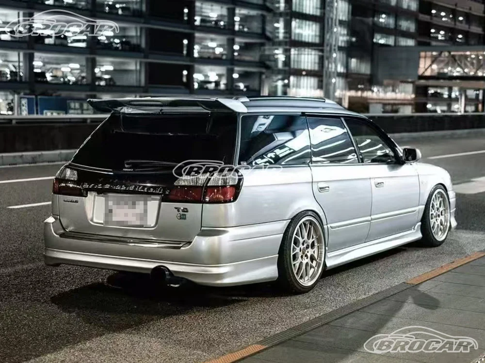 Für 1989--2009 Subaru LEGACY Wagon GT-B mit Lichtausstattung, hochwertiger ABS-Kunststoff, glänzend schwarzer Spoiler, Kofferraumflügel-Spoiler.
