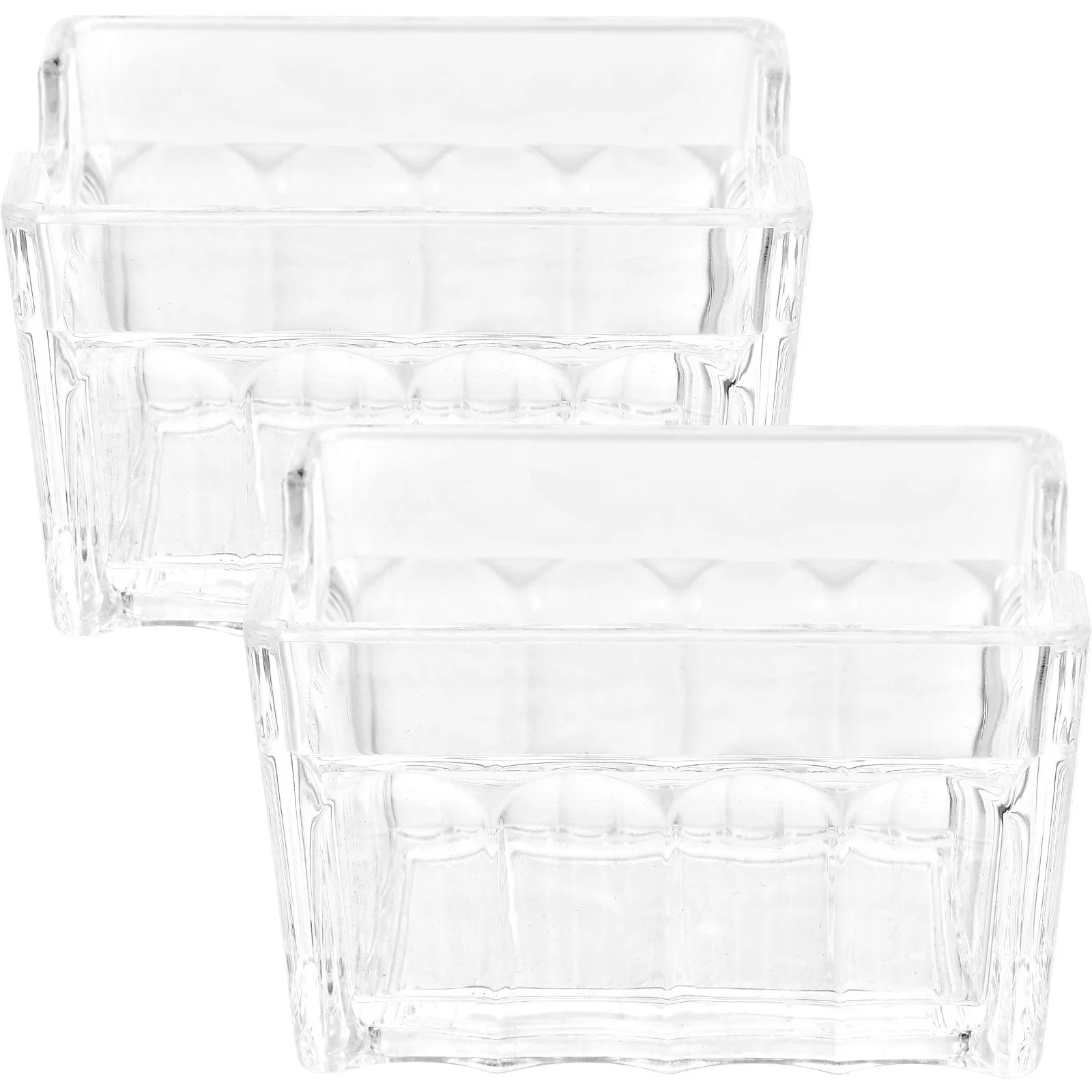 

2pcs Acrylic Tea Bag Transparent Coffee Bag Container Storage Organizer Holder For Teabags Coffee Bags Sweets Transparent