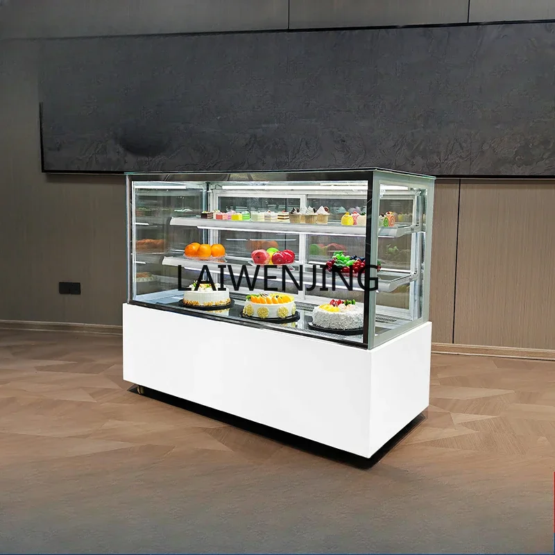 MJY cake display right angle after opening the door refrigerated west point mousse dessert cabinet