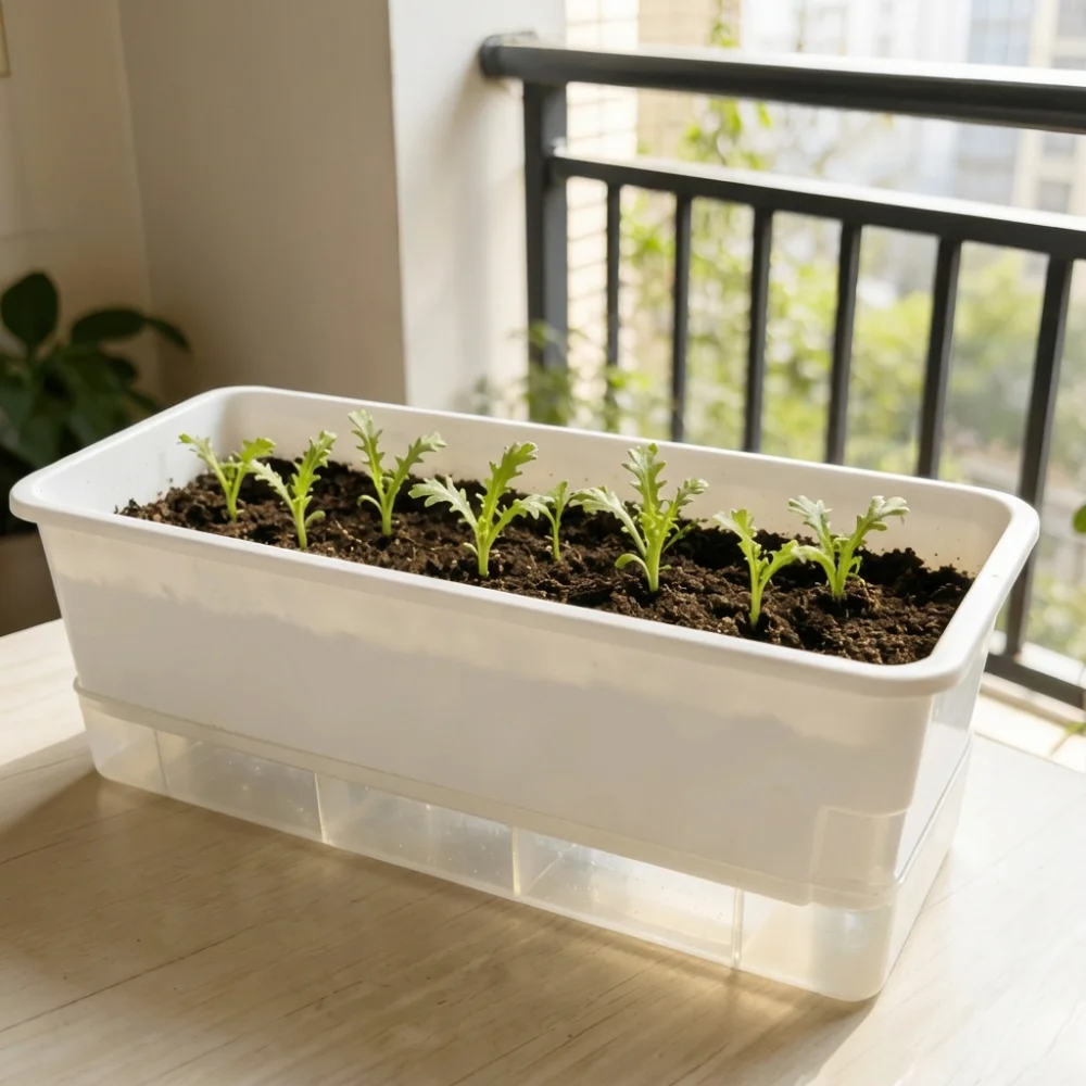 Plastic Hydroponic Plant Pots Self Watering Cultivation Box Seedling Tray Planting Container Thicken Plant Nursery Pot