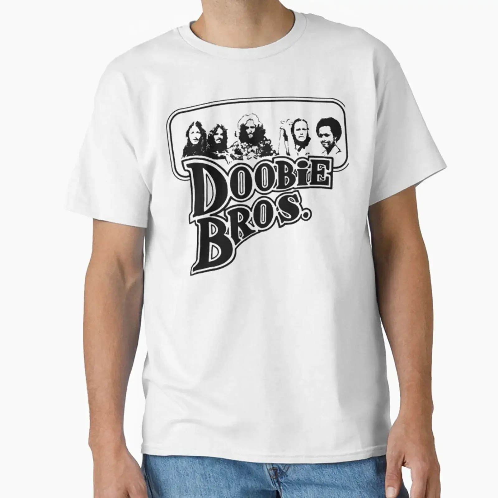 Doo bie Broth ers dissolve designed and sold by SatordiGiro vintage Washed Casual Breathable Comfortable Stylish Unisex Soft