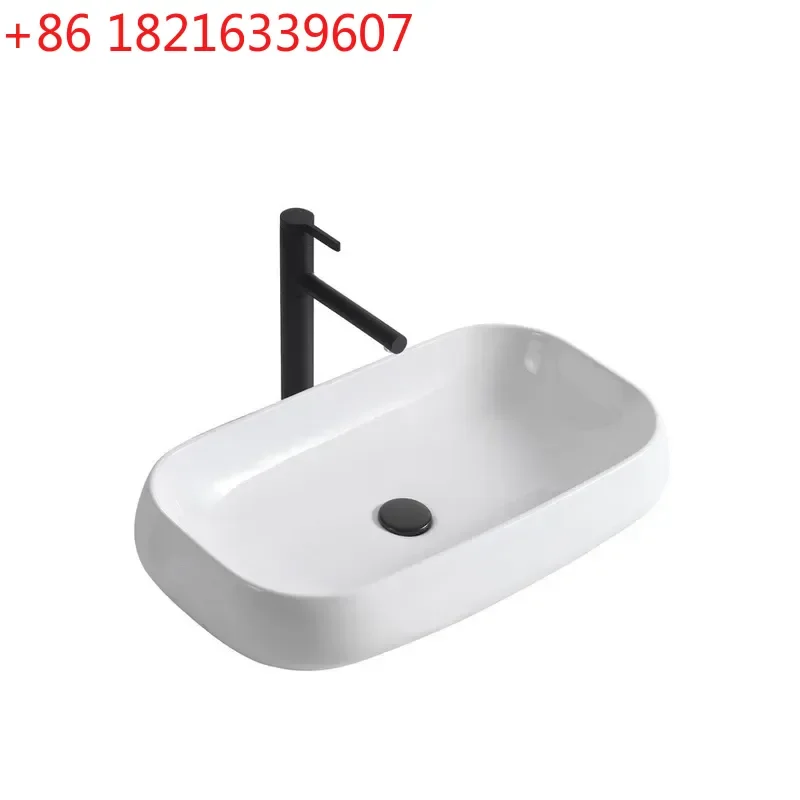 YAO Nordic Large Ceramic Stage Basin 80cm 70cm Extended Art Washbasin Modern Bathroom Sink Vessel Lavabo Countertop Wash Hand