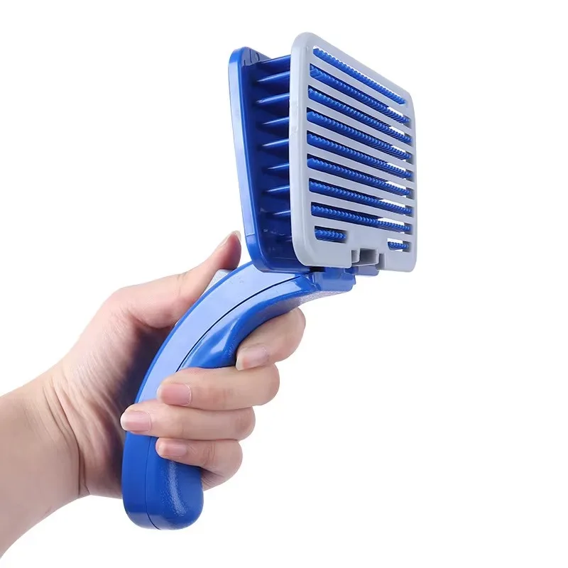 

10pcs Large Eco-Friendly Pet Dog Grooming Tools Self Cleaning Slicker Professional Hair Fur Shedding Comb with Handle