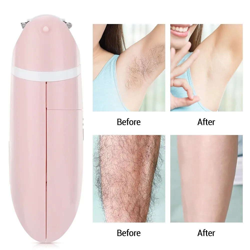 Cordless Electric Shaver for Women - Wet/Dry Use with Detachable Head for Smooth Bikini, Legs, Underarm, and Public Hair Trimmin