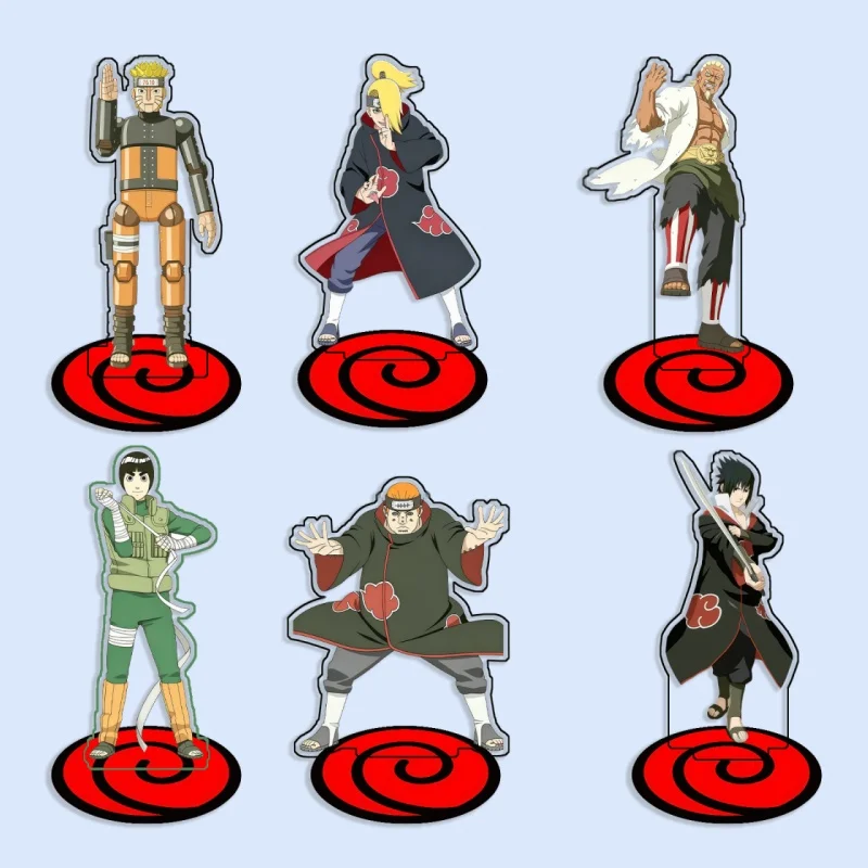 Figura Decorativa de Acrílico de Naruto, Deidara, Uzumaki, Boruto, Uchiha, Sasuke, Hecha a Mano, para Escritorio, Regalo para Fans del Anime, 15 cm