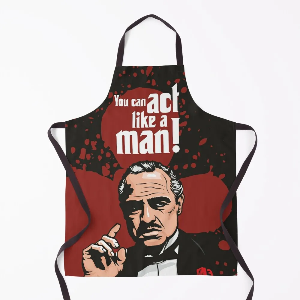 

You Can Act Like A Man! Apron For Man For Cosmetologist Beauty Kitchen Apras Man Apron