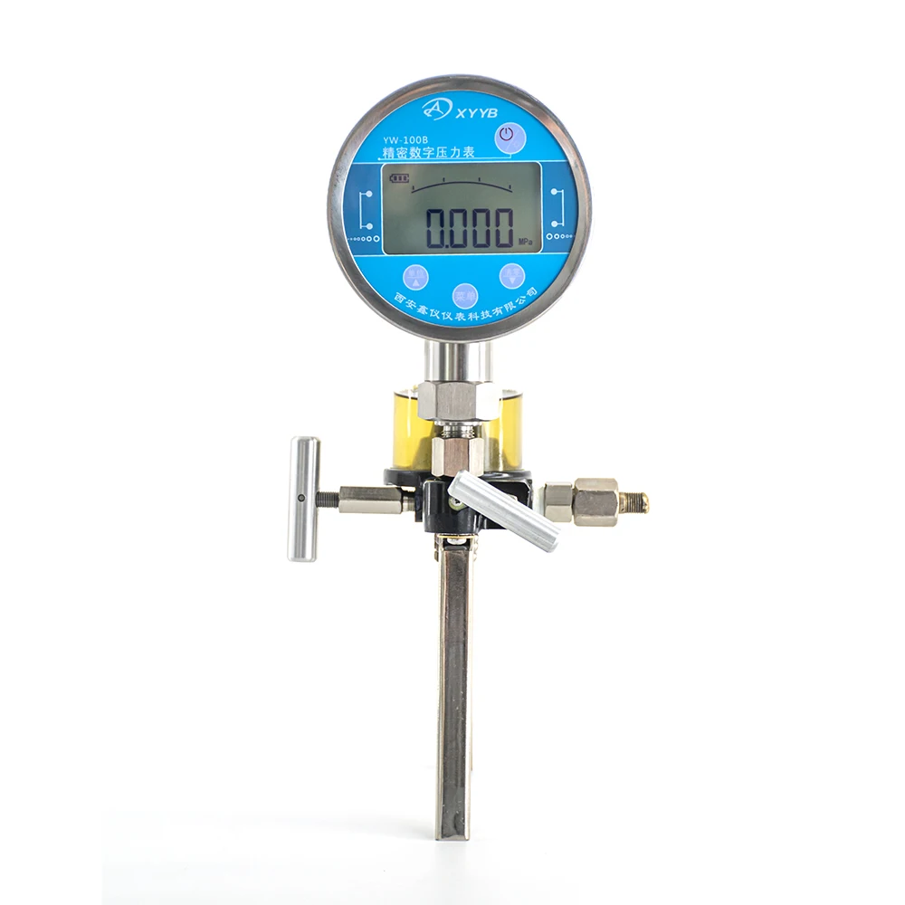 Hand Operated Hydraulic Pressure Pump 25MPa Portable Calibration Tool For Field Use