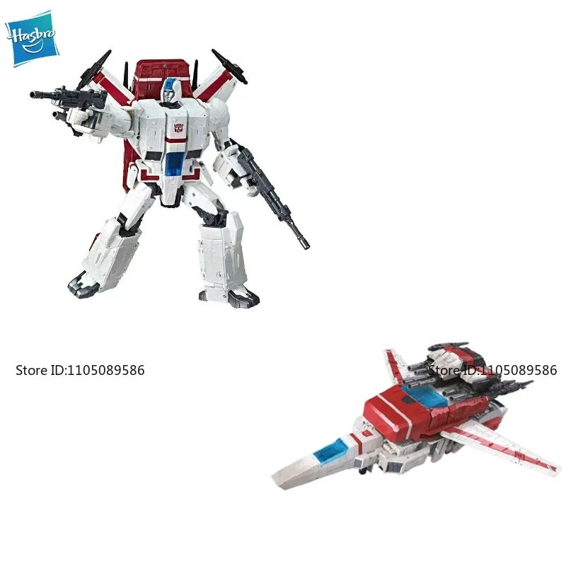 منتج جديد متوفر في المخزون مع الصندوق الأصلي Transformer G1Jetfire جمع الحلي الديكور الألعاب الكلاسيكية الشكل هدايا العيد