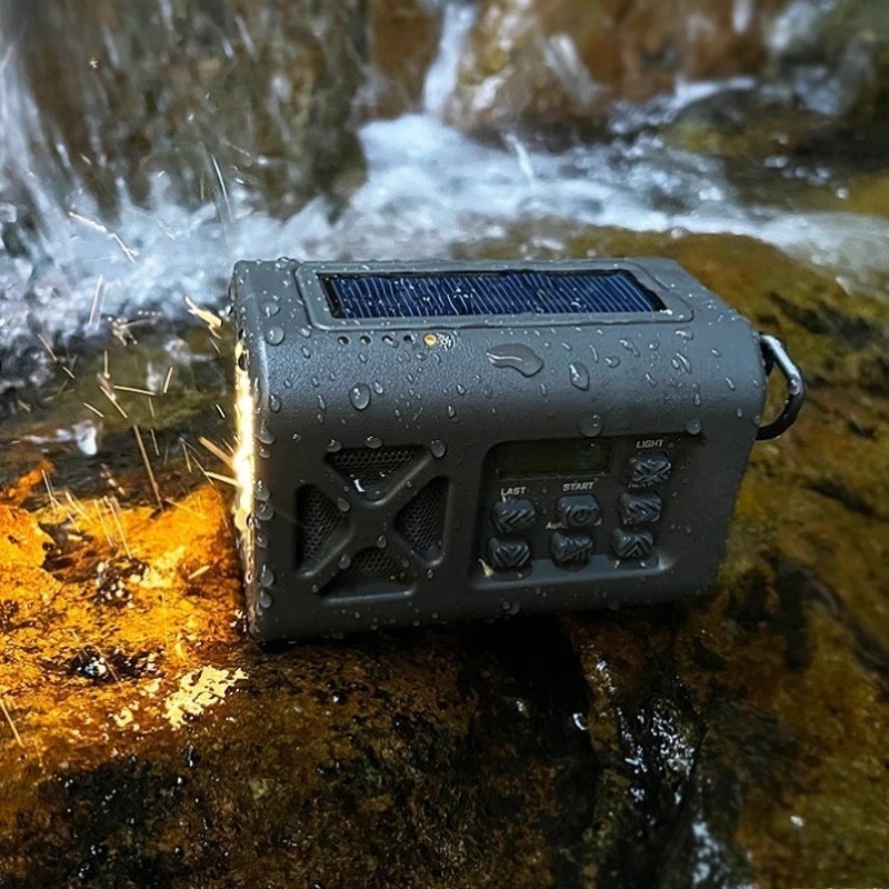 Hand Generator, Radio, Solar Energy Outdoor Portable Multi-functional Emergency Disaster Prevention Equipment